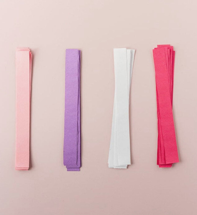 Paper Strips for Heart Chain