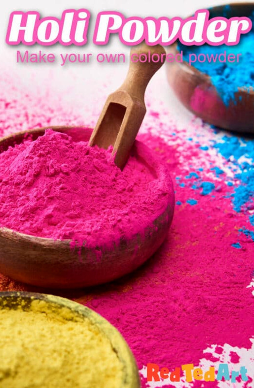 DIY Holi powder