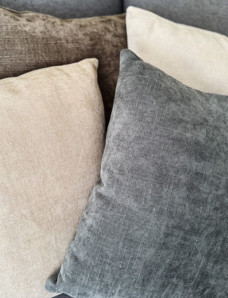 throw pillows in neutral colors from Amazon