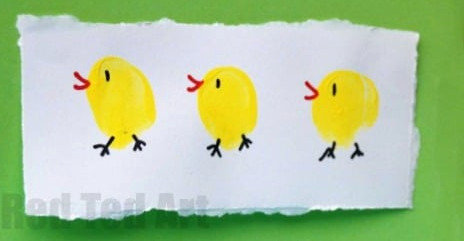 Quick Craft Post: Easter Chick Cards