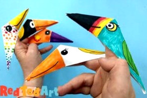 Finger Puppets made from paper