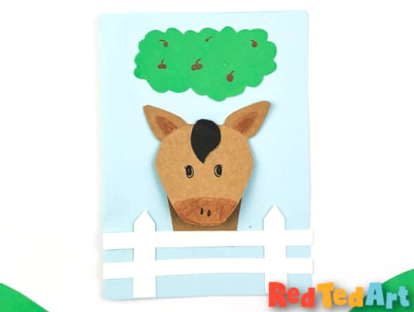 how to create a horse card