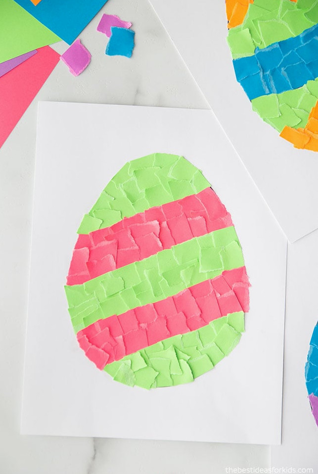 Easter Craft Using Leftover Paper