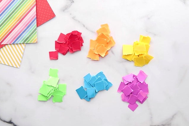 Pieces of Torn Paper
