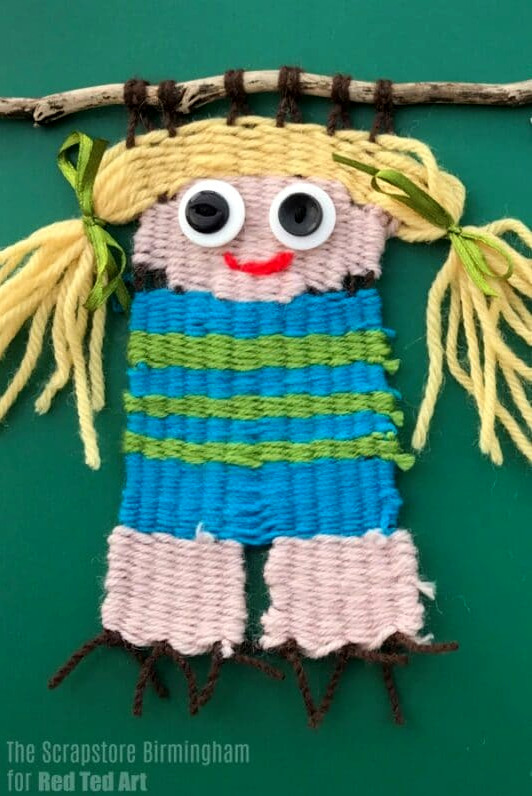 Weaving Dolls Craft for Kids