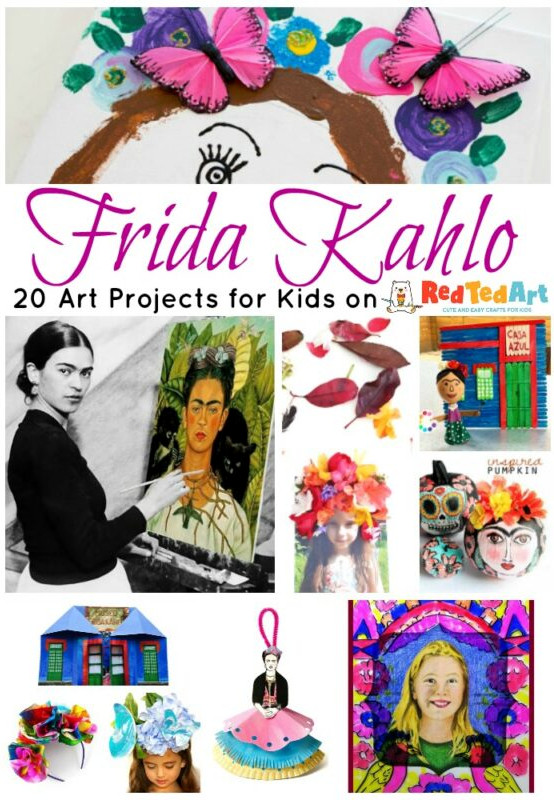 Frida Kahlo Inspired Art Projects for Kids & How to Make Them