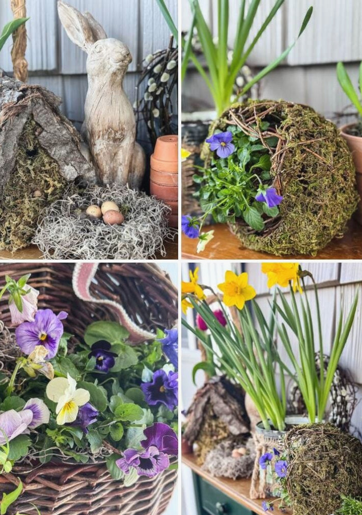 How I Decorate My Spring Porch Every Year: Thrifted, Simple & Almost Free