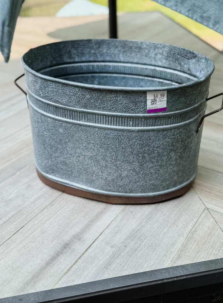 metal tub