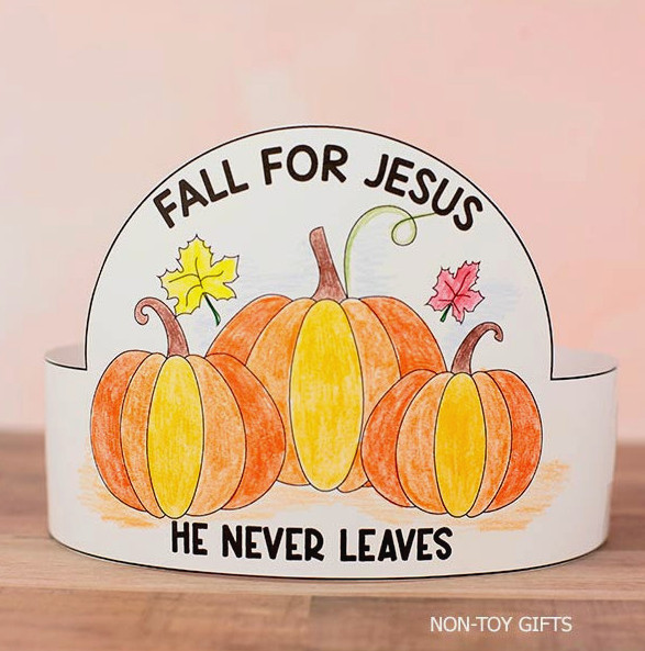 Christian Fall Pumpkin Hat Craft
