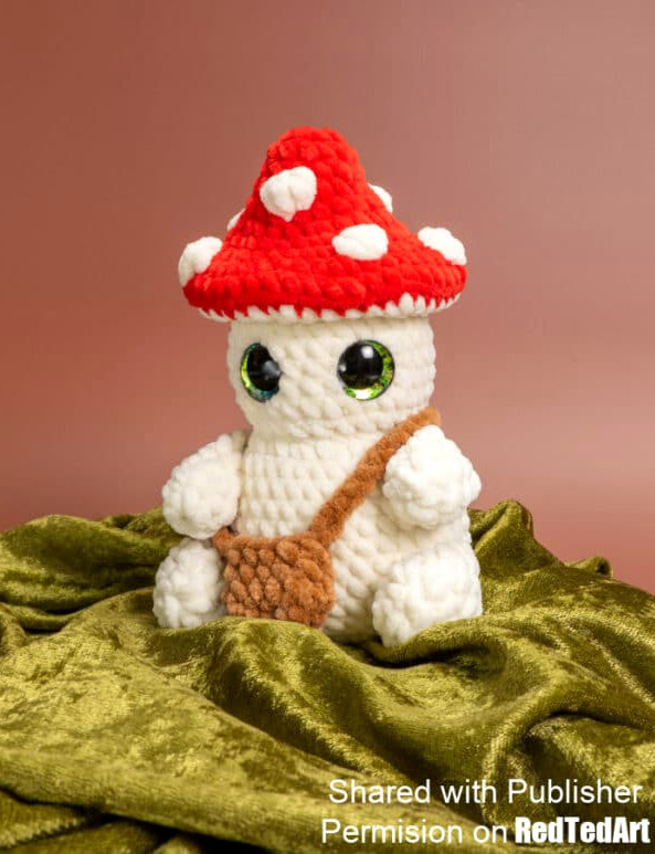 crochet mushi - free mushroom crochet pattern