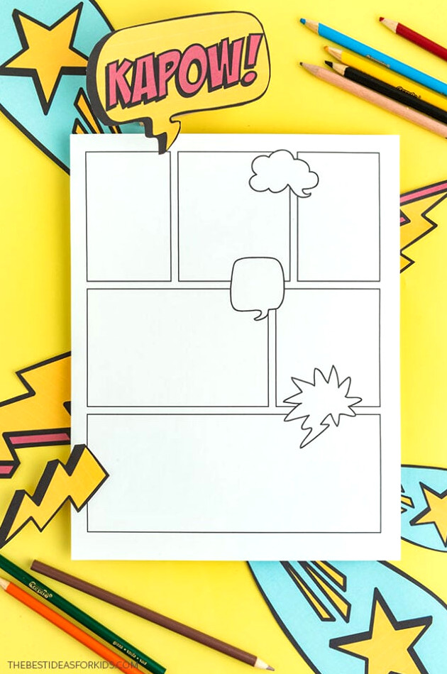 Blank Comic Strip Printable