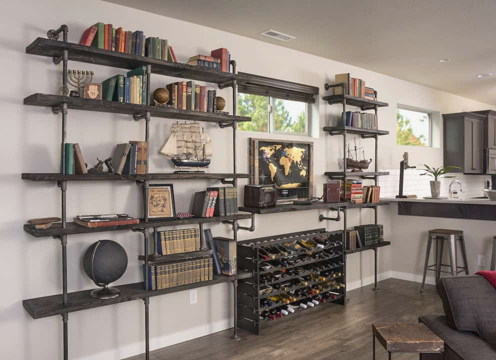 Industrial Pipe Shelving