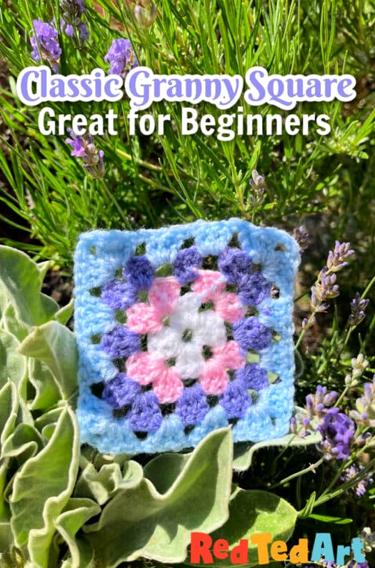 how to crochet a granny square for beginners