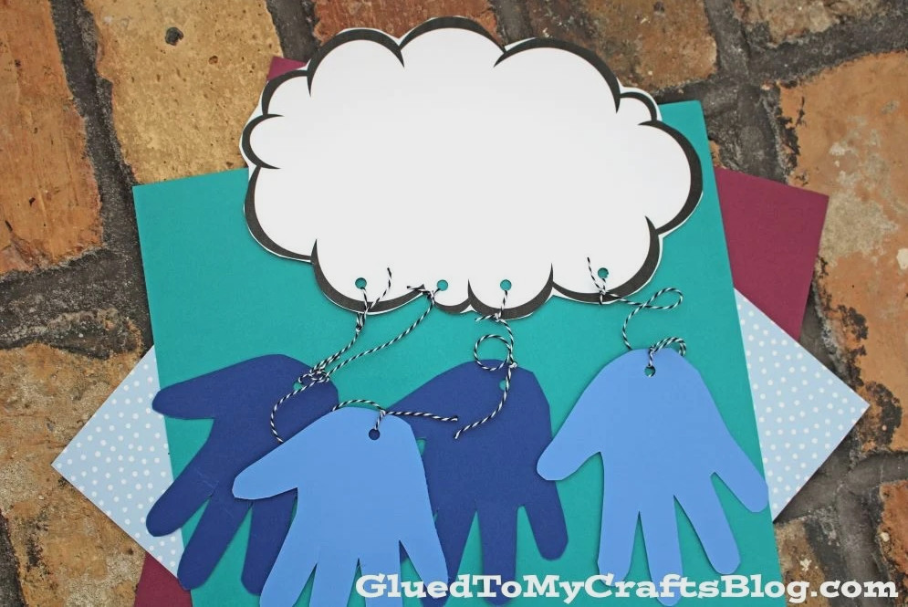 handprint rain cloud