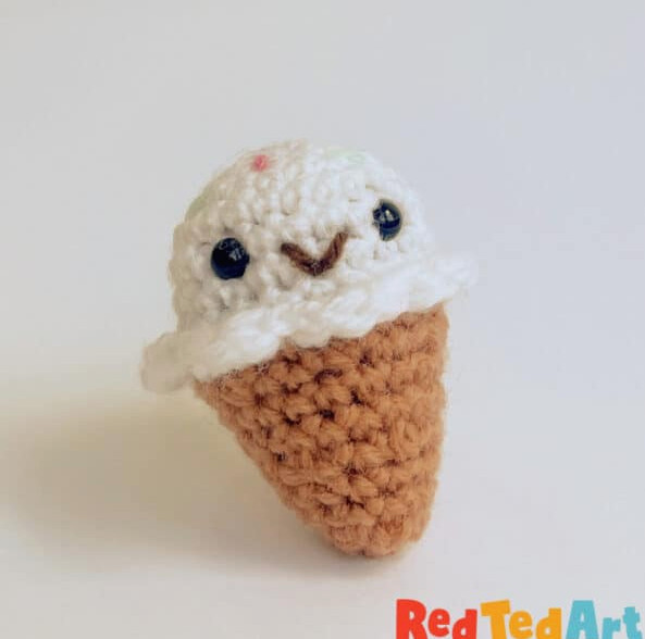 free crochet ice cream pattern