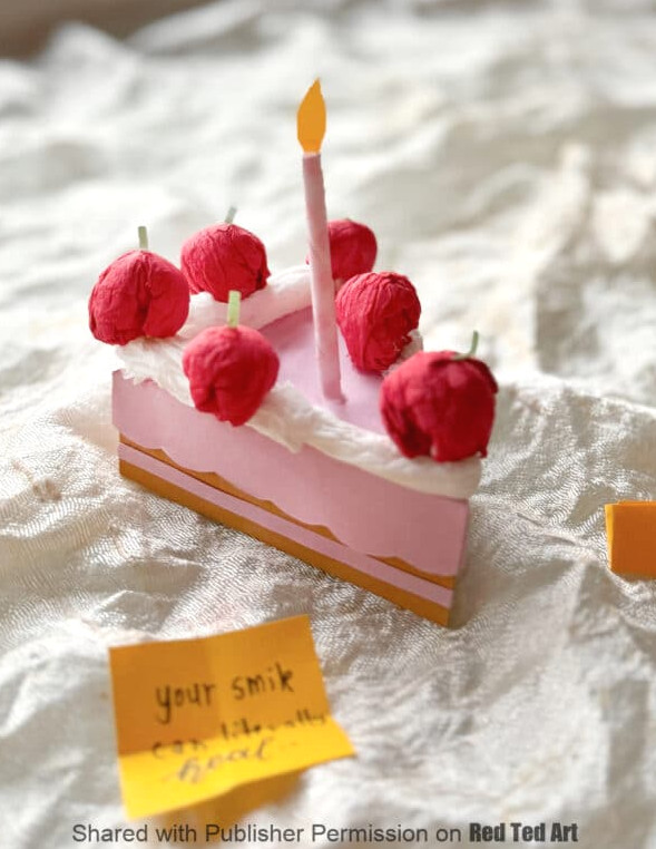 DIY Birthday Cake Box (with Free Template)