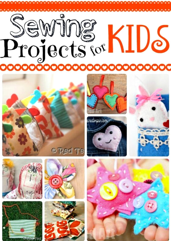 10+ Sewing Project for Kids - charming kids projects that will help teach children to sew!