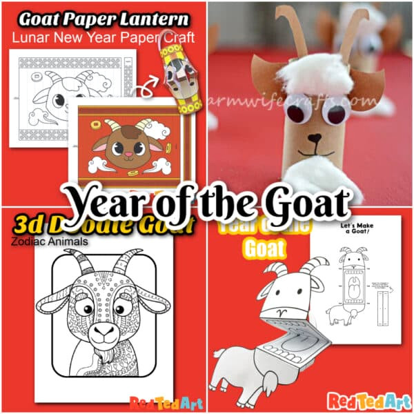 Chinese New Year 2027 Year of the Goat crafts for children