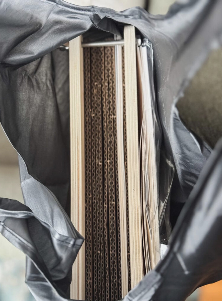 flower press in portable storage bag