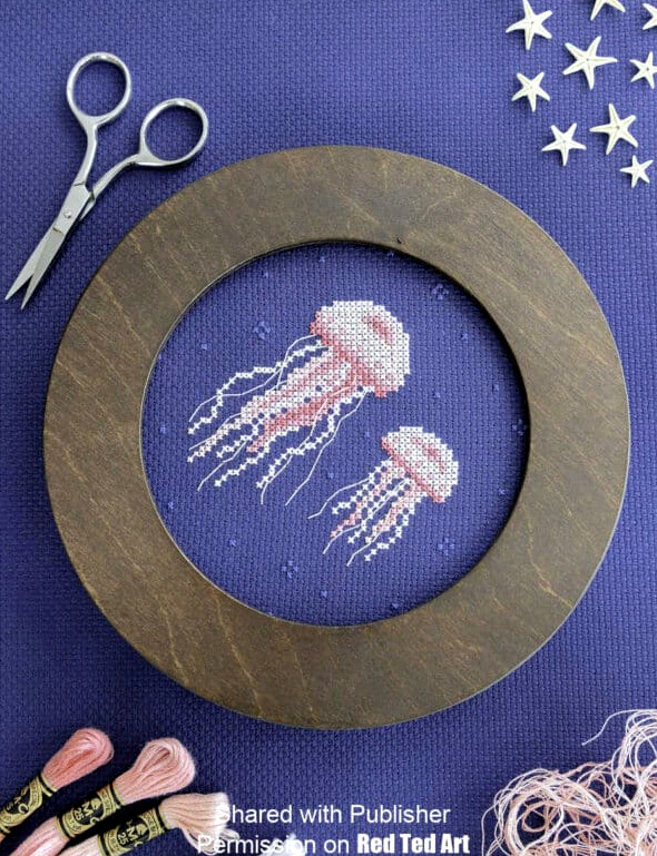 Free Jellyfish Cross Stitch Pattern